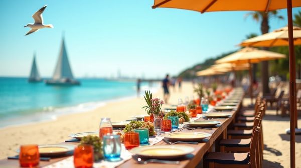 Où manger sur la plage de Pampelonne : nos recommandations